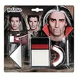 Boland 45086 - Schminkset Vampir, mehrteiliges Make-Up Set für Karneval oder Halloween, Schminke für Faschingskostüme
