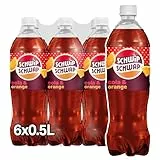 SCHWIPSCHWAP, Das Original – Koffeinhaltiges Cola-Erfrischungsgetränk mit Orange in Flaschen aus 100% recyceltem Material, EINWEG (6 x 0.5 l)