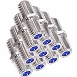 10 Stück Original Cabelcon F-Verbinder Buchse/Buchse F-81-HQ-1 NiTin