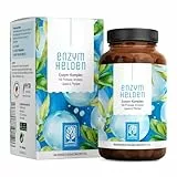 NATURTREU® Verdauungsenzyme (Digestive Enzyme) - Enzymhelden: Enzym Komplex mit Protease, α-Amylase & Lipase - 120 vegane Kapseln - in Deutschland produziert & laborgeprüft