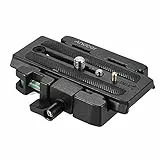 Andoer Kamera Schnellwechselplatte Professionelle, Videokamera Stativ Schnellspanner Adapter mit Schnellwechselplatte Kompatibel für Manfrotto 501 500 Ah 701HDV 503HDV Q5 Kopf