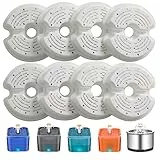 PewinGo Katzen Trinkbrunnen 8 Stück Wasserbrunnen Filters, Original Trinkbrunnenfilter für 2 L & 2.5 L Katzen Trinkbrunnen