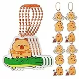 SOIMISS 16stücke Schlüsselanhänger Cartoon-wasserschwein-anhänger für Taschen Rucksäcke und Autoschlüssel mit Dekorativem Design