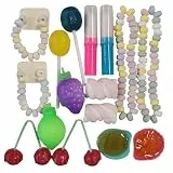 CAPTAIN PLAY Retro Süßigkeiten Probierpaket, 16 Teile einzeln verpackt, Sparpack mit 8 Sorten ohne Schokolade, 136g besonderer Süßigkeiten Mix