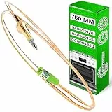 Thermoelement Gas für Gaskochfeld und Backöfen 750 mm mit Originalcode 948650126 948650135 für Smeg C00094330 für Ariston für Indesit für Hotpoint - Garantie 5 Jahre - ONIX TECH