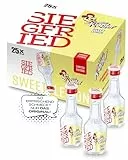Kleiner Klopfer X Siegfried Gin I 25 Mini Liköre à 20 ml I Sweet Lemon Sorte mit Siegfried-Gin-Charakter I 16 % Vol. I Likör-Set Geburtstag & Karneval
