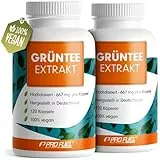 Grüntee Extrakt 240x Grüner Tee Kapseln - 1333 mg pro Tag, davon 600 mg EGCG - Grüntee Kapseln hochdosiert + Schwarzer Pfeffer - Grüner Tee Extrakt mit 98% Polyphenolen - 100% vegan - Made in Germany