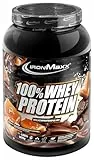 IronMaxx 100% Whey Protein Pulver 900g - Dark Cookie Salted Caramel - High Protein Shake mit BCAAs und EAAs für Muskeltraining und Fitness