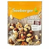 Seeberger Nusskernmischung 7er Pack: Pure Nuss-Mischung aus knackigen Haselnusskernen, Mandeln, Walnüssen & Cashewkernen - intensives Nuss-Aroma, glutenfrei (7 x 400 g)