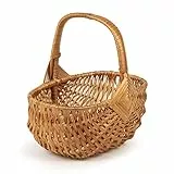 TYSK Design Kinderkorb klassisch (Größe und Form wählbar) Blumenkorb, Streukörbchen für Blumenkinder/Blumenmädchen, Osterkorb, Kinder-Einkaufskorb, Korb geflochten aus Weide