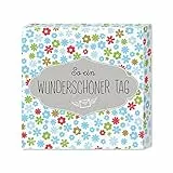 H:)PPYlife 44133 Leinwandbild mit Motivdruck 'So ein wunderschöner Tag', 20 cm x 20 cm