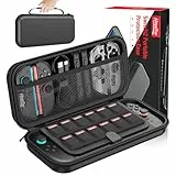 HEYSTOP Switch 2 Tasche Kompatibel mit Nintendo Switch 2 Konsolenzubehör, Neuestes Modell 2025, Switch 2 Tragetasche Hülle Protective Carrying Case für Switch 2 mit Weichem Innenfutter und Netzfach