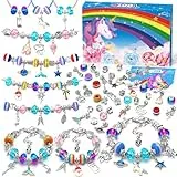 ZOOI Geschenke für Mädchen, Mädchen Geschenke 4-11 Jahre, Einschulung Mädchen, Bastelset Kinder ab 6 Jahre, Armbänder Selber Machen, Schmuck Basteln Mädchen 8 10 Jahre Spielzeug ab 4 6 Jahre