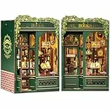 Cutefun Book Nook – 3D-Holzpuzzle für Erwachsene, 139-teiliges Miniatur-Haus Bausatz, DIY Bücherregal-Deko, 3D Puzzle, Geschenk für Frauen, Teenager & Buchliebhaber – OWL Bookstore