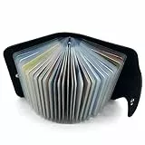 AltomStar 商品图片 AirZyx Kreditkartenetui Herren Kartenetui Leder Herren - 26 Karten (Schwarz)