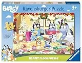 Ravensburger - Weihnachtspuzzle mit Bluey, Puzzle, 3 Jahre oder älter, Puzzles 3 Jahre oder älter als 24 Teile, Kinderpuzzle, 69 x 49 cm, Ravensburger