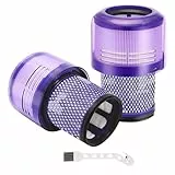 2 Stück Filters für Dyson V11 Absolute Torque Drive Animal, V15 Detect, SV14, SV22 Vacuum Cleaner, Washable Replacement Filter Accessories für Dyson Battery Vacuum Cleaner # DY970013-02