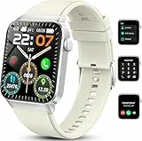 Smartwatch Herren Damen, 1,85' HD Smartwatch Damen mit Telefonfunktion, Smart Watch Fitnessuhr 113+ Sportmodi, IP68 Wasserdicht, Sportuhr mit Herzfrequenz Schlafmonitor Schrittzähler, für Android iOS