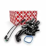 febi bilstein 170321 Thermostat mit Gehäuse, Dichtung, Temperaturschalter und Anschlusskabel, 1 Stück