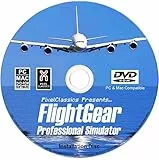 FlightGear Flight Simulator 2023 X Flugsimulationsflugzeug & Hubschrauber inklusive 600+ Flugzeuge DVD-CD-Disc Standardausgabe Kompatibel mit Microsoft Windows 11, 10, 8.1, 8, 7, Vista PC & Mac OS