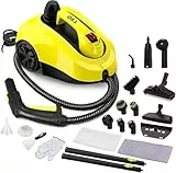 TVD Dampfreiniger, Polstermöbelreiniger, Dampfreiniger mit 5 m extra Langem Netzkabel für Bodendampfer, Ofen, Auto, Fliesen, Teppich, Polster, Sofa, Bettwanzen.