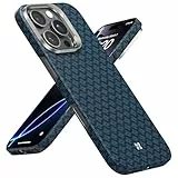 BENKS für iPhone 16 Pro Hülle 6,3 Zoll, Kompatibel mit MagSafe, ArmorAir ArmorGrid Ultraleichte Handyhülle mit Hüllenlosem Gefühl, Aramidfaser Gewebt, Minimalistisches in Blau