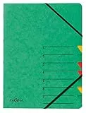 Pagna Ordnungsmappe Easy (Sammelmappe, 7 Fächer, 1-7) grün