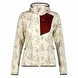 Icepeak Damen Jacke Midlayer Sweatjacke Donnelly, Farbe:Creme, Artikel:-025 Puder, Größe:M