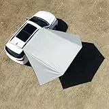 Top Lander Car Awning Wasserdicht Auto Tarp Markise Sonnensegel 8000mm UVbeständig Vorzelt für PKW Vans Campingbusse Wohnwagen Auto Camping SUVs