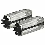 vhbw 2x Doppelscherfolie Ersatz für Remington SP-62, SP-61 für Elektrorasierer + Rahmen, schwarz