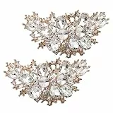 Artibetter Strass Schuhclip Verzierungen mit Schuhschnallen Abnehmbare Accessoires für Brautschuhe und Elegante High Heels zu Besonderen Anlässen