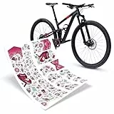 Riesel Design® Frame:Tape 3000 Fahrrad Rahmenschutz - Stylische Fahrrad Schutzfolie/Selbstklebende Fahrradschutzfolien/MTB Rahmenschutzfolie als Kratzschutz (Candy)