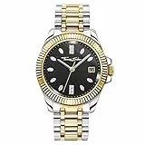 THOMAS SABO Damenuhr Bicolor Gold Silber Edelstahl, Edelstahl Silberfarben