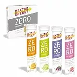 Dextro Energy Elektrolyte ohne Zucker Mix Pack 4 Sorten, 4x20 Brausetabletten (4er Pack) - Berry, Lemon, Orange und Pink Grapefruit + Koffein Flavour