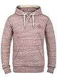 !Solid SDKevin Herren Kapuzenpullover Hoodie Pullover mit Kapuze Kordelzug Rippbündchen Kängurutasche Baumwollmischung Regular fit, Größe:XL, Farbe:Wine Red (0985)