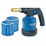 Soudogaz X 2000 PZ Lötlampe + 2 Kartuschen C 206 CAMPINGAZ