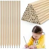 HAOMEEDUO 60 Stück Bleistift HB Holz Bleistift Naturholz Holzbleistifte Natur 17.7cm*0.7cm Bleistifte aus Holz HB Bleistift Set Holzbleistift Graphitstifte für Schüler Büro Schulmaterial