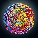 WOODBESTS Holzpuzzle Erwachsene, Farbige Fahrzeuge-2 Holzpuzzle, Unregelmäßige Einzigartige Puzzle, Weihnachten und Geburtstag Geschenke für Puzzle-Liebhaber (34 x 34 cm,270 STK)