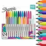 Sharpie Permanente Marker | Feine Spitze Malstifte | gemischte Farben | 24 Marker