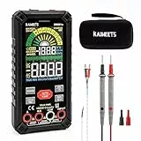 KAIWEETS Multimeter mit 10000 Zählungen, Wiederaufladbares Digitalmultimeter mit True RMS Auto-Range, Intelligentes Strommessgerät misst Spannung, Strom, Widerstand, Durchgang, Frequenz KM601S