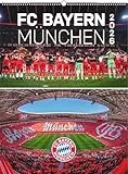 N Neumann - FC Bayern München 2026 Posterkalender, 48x64cm, Fußball-Kalender mit Motiven der Stars, Fan-Kalender mit Fußball-Highlights, Spiralbindung und internationales Kalendarium: XL-Kalender 2026