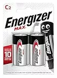 ENERGIZER PILAS ALKALINE MAX C Alkali Batterien, 2 Stück, multicolor, E300129500