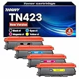 NOGIVY TN-423 TN423 Toner Kompatibel für Brother TN423 TN 423 TN-421 tn 421 Toner für Brother MFC-L8690CDW Toner HL-L8260CDW MFC-l9570cdw DCP-L8410CDW (Schwarz, Cyan, Magenta, Gelb, 4er-Pack)