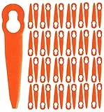 50 Stück Kunststoffklingen Ersatz für STIHL Polycut 2-2 FSA 45 FSA 57 FSE 52, Sun Joe 24V-GT10 Rasenmähertrimmer Grasschneidegeräte Garten Rasenmähertrimmerklinge