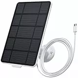 3W Typ-C Solarpanel für Überwachungskameras - 5V/1A Outdoor Wasserdichtes Solarladegerät, hohe Effizienz und langlebige Stromversorgung