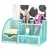 EXERZ Tisch-Organizer/Schreibtisch Organisator/Schreibtisch Tidy/Stifthalter/Multifunktions -Organisator (EX348 Türkis)