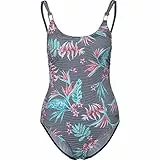 FIREFLY Damen Nana II Badeanzug, Flower/Stripes, 38C
