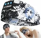 LC-dolida Schlafkopfhörer Bluetooth Schlafen Kopfhörer, Kabellos Sport-Kopfhörer Stirnband 15+ Stunden Lange Spielzeit Leichte Schlafstirnband mit HiFi-Stereo,Ergonomisch Tech Gadgets