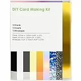Bocguy Karten Zur Verwendung für Cricut Joy, 12-Pack Karten mit Briefumschläge für DIY Geschenk Grußkarten Einladung