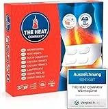 THE HEAT COMPANY Wärmegürtel - 3 Stück - EXTRA WARM - Preis-Leistungs-Sieger - 12 Stunden wohlige Wärme - sofort einsatzbereit - luftaktiviert - rein natürlich - für alle Größen: S-XL